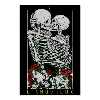 Poster L'Amoureux - Carte Tarot