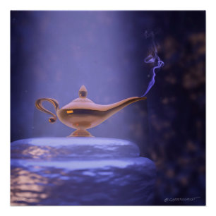 Poster Lampe de Genie
