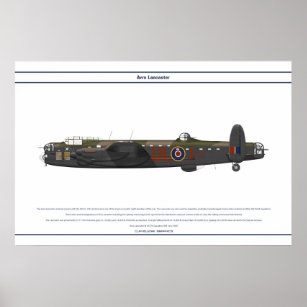 Poster Lancaster BI 576e Escadron