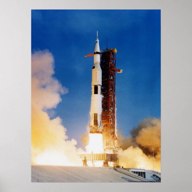 Poster Lancement d'Apollo 11 (Devant)