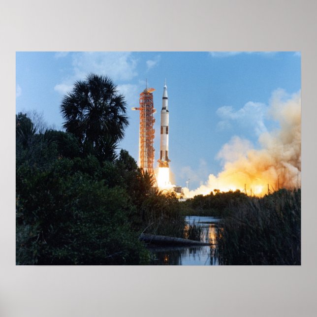 Poster Lancement d'Apollo 16 (Devant)