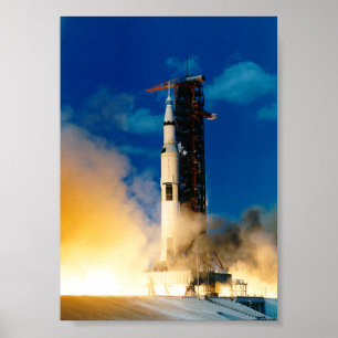 Poster Lancement d'Apollo 16