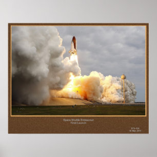 Poster Lancement final STS-134 d'effort