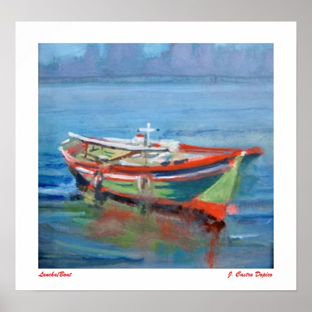 Poster Lancha/Bateau (Devant)