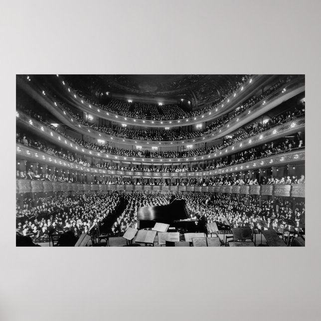 Poster L'ancien opéra métropolitain 39ème rue 1937 (Devant)