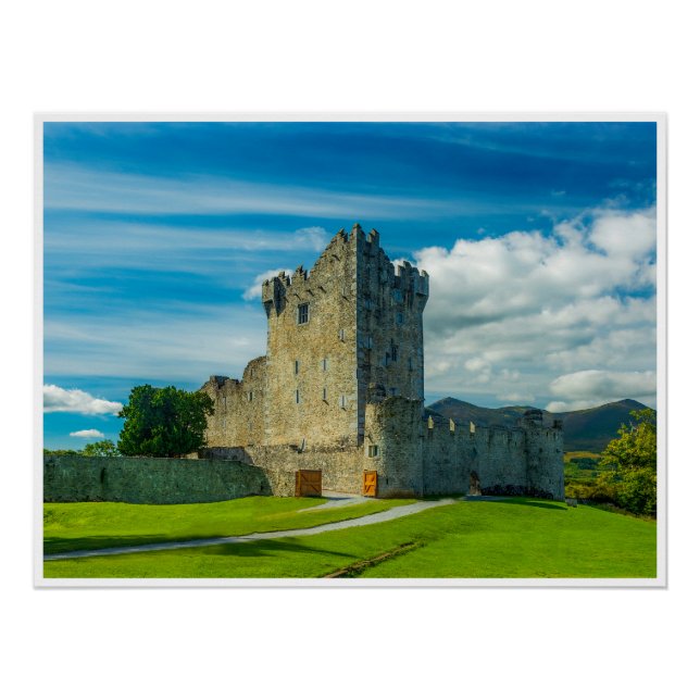 Poster L'ancienne forteresse de Killarney : le château de (Devant)