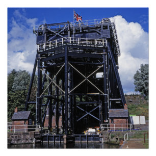 Poster L'Anderton Lift Cheshire Angleterre