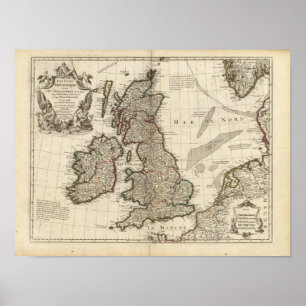 Poster L'Angleterre, Ecosse, l'Europe