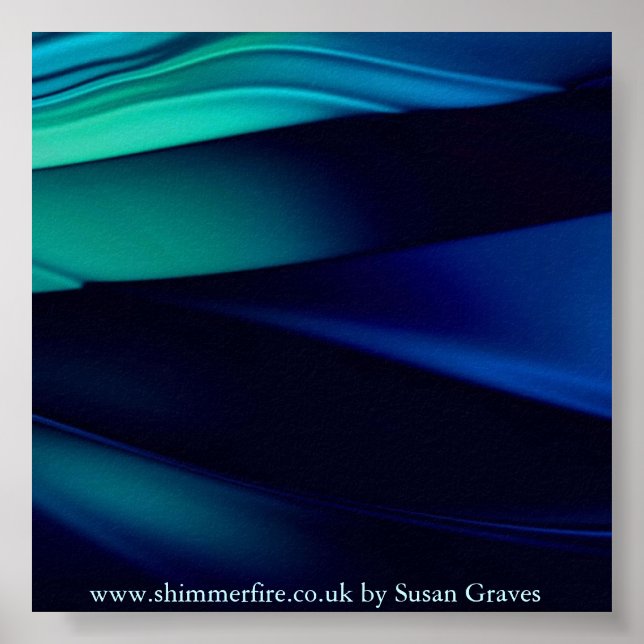 Poster Langrine bleue (Devant)