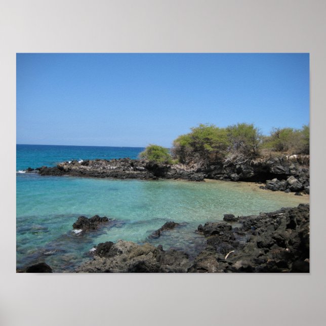 Poster "L'anse" à Hapuna Beach (Devant)
