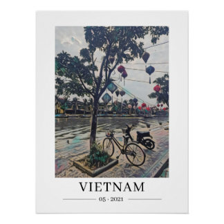 Poster Lanternes de Hoi An au Vietnam