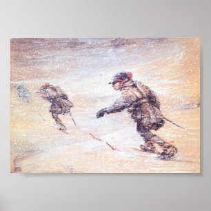 Poster Lappar en tempête de neige - Lappar i snostorm