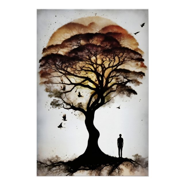 Poster L'Arbre des Secrets Silencieux (Devant)