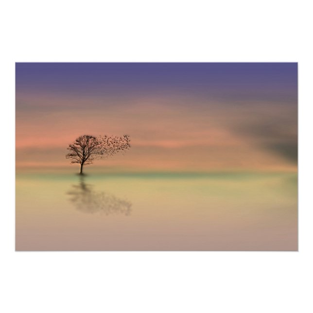 Poster L'arbre souffle dans le vent (Devant)