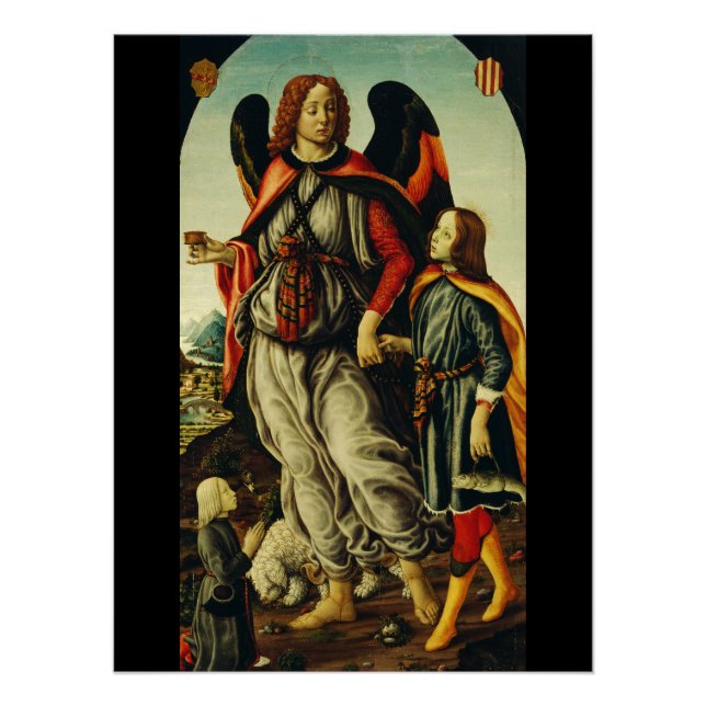 Poster L'archange Raphaël avec le jeune Tobie (Devant)