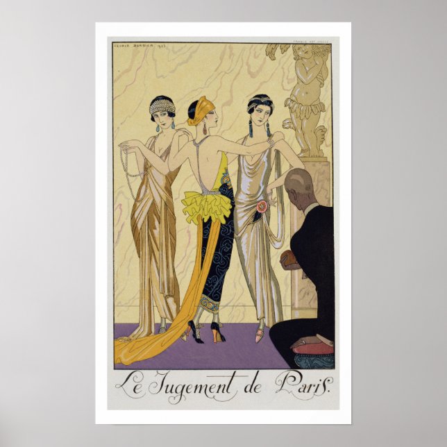 Poster L'arrêt de Paris, 1920-30 (tirage pochoir) (Devant)