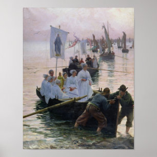 Poster L'arrivée de la procession de Sainte-Anne