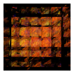 Poster L'art Abstrait au mur