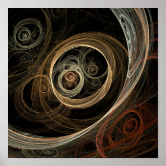 Poster L'art Abstrait de la ruche