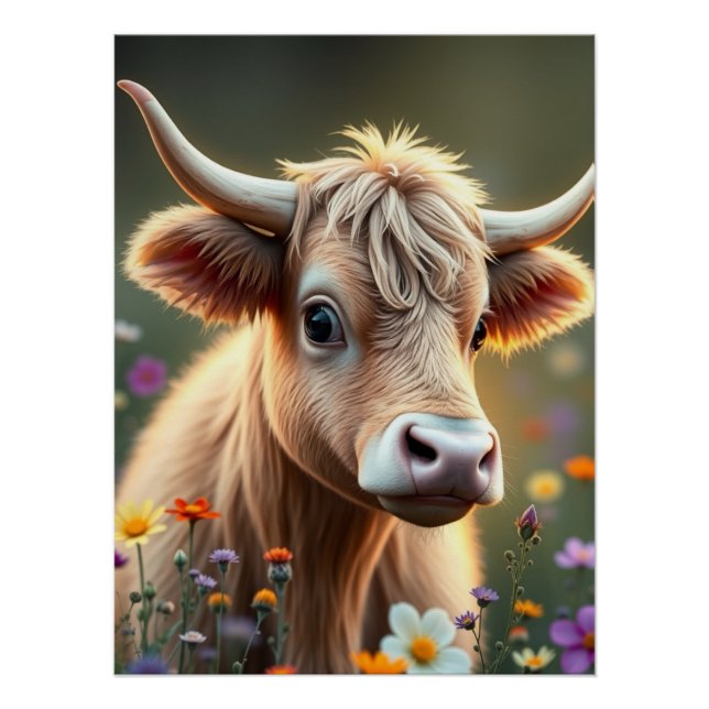 Poster L'art adorable des vaches (Devant)