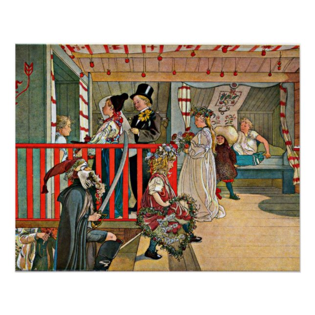 Poster L'art de Carl Larsson : Une journée de célébration (Devant)
