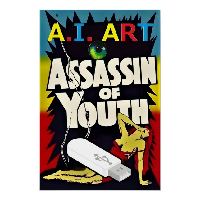 Poster L'art de l'I.A. - Assassin de la jeunesse (Devant)