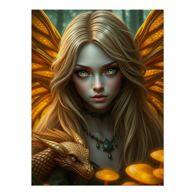 Poster L'art des fées de dragon (Devant)