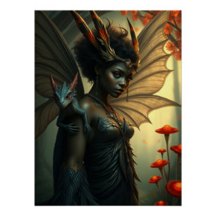 Poster L'art des fées de dragon