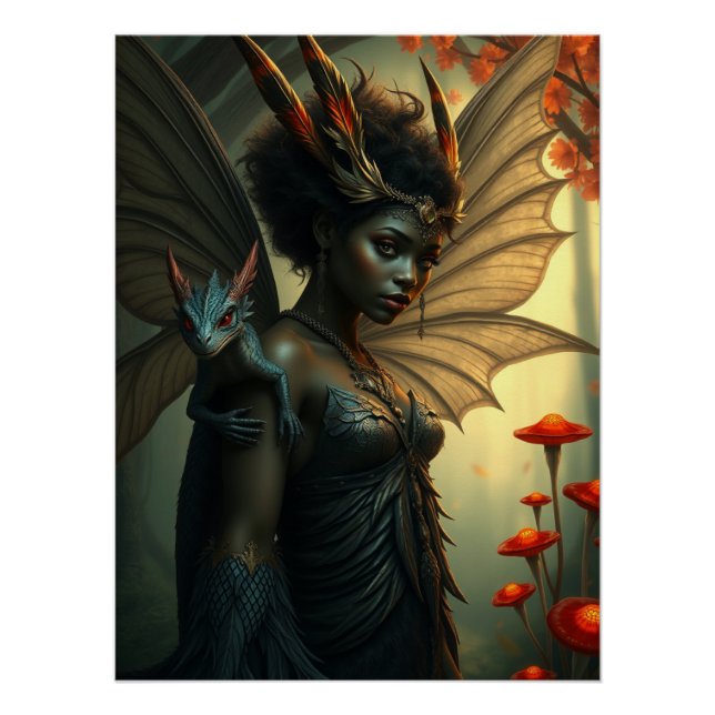 Poster L'art des fées de dragon (Devant)
