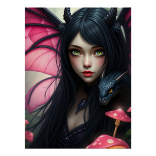 Poster L'art des fées de dragon