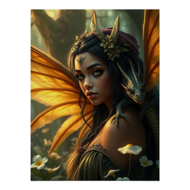 Poster L'art des fées de dragon (Devant)