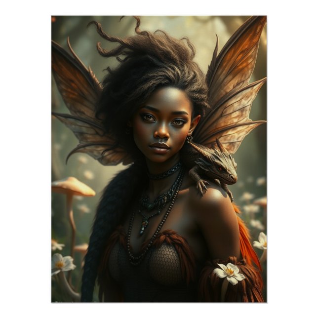 Poster L'art des fées de dragon (Devant)