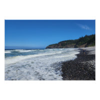 L'art des vagues océaniques des côtes rocheuses