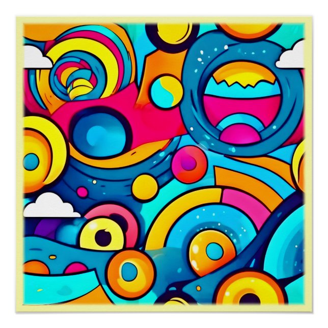 Poster L'art du carnaval cosmique (Devant)