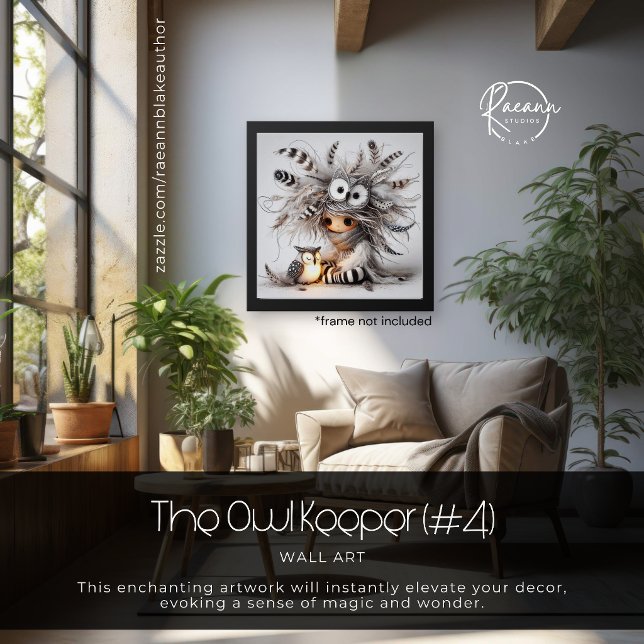 Poster L'Art Mural du Gardien de Hiboux (#4) (Créateur téléchargé)
