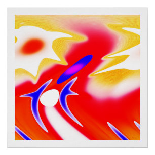 Poster L'art sportif alien d'été