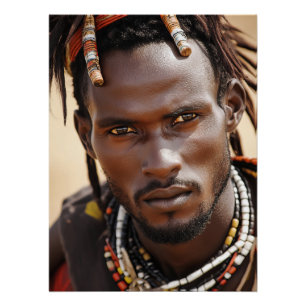 Poster L'art tribal pour un Africain