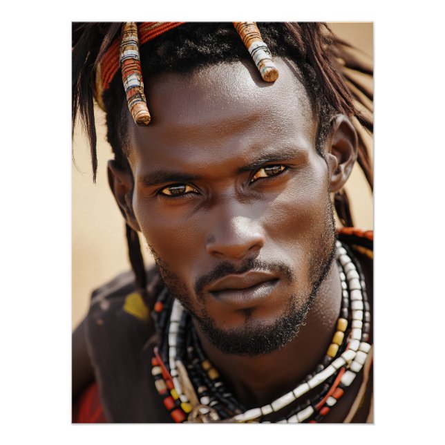 Poster L'art tribal pour un Africain (Devant)