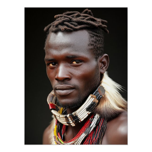Poster L'art tribal pour un Africain (Devant)