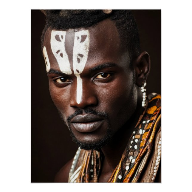 Poster L'art tribal pour un Africain (Devant)