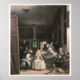 Poster Las Meninas, c.1656 Diego Velasquez
