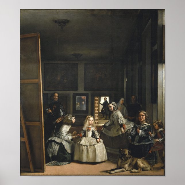 Poster Las Meninas Diego Velázquez (Devant)