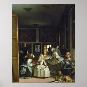 Poster Las Meninas ou La Famille de Philippe IV, c.1656