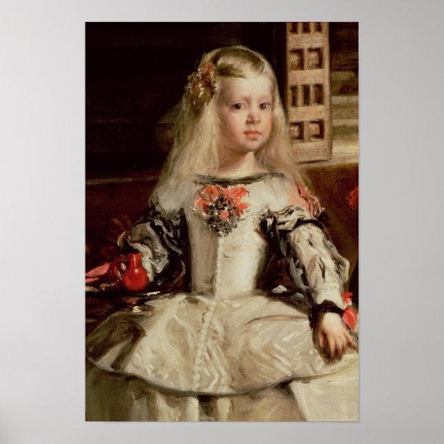 Poster Las Meninas ou La Famille de Philippe IV, c.1656 2 (Devant)