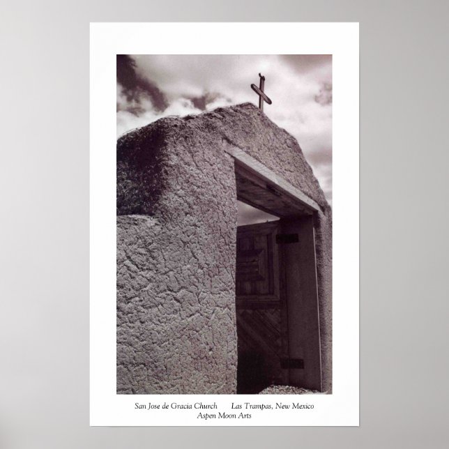 Poster Las Trampas New Mexico Church (Devant)