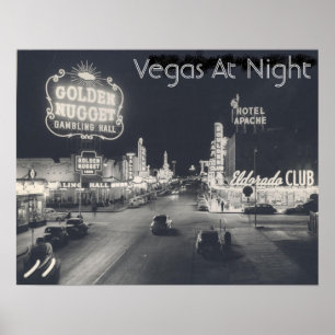 Poster Las Vegas vintage Strip