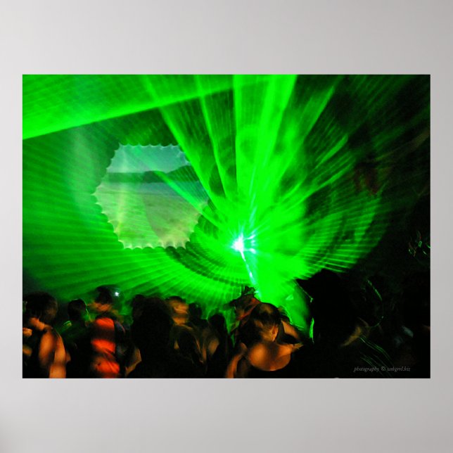 Poster Laser Lights Outdoor (Devant)