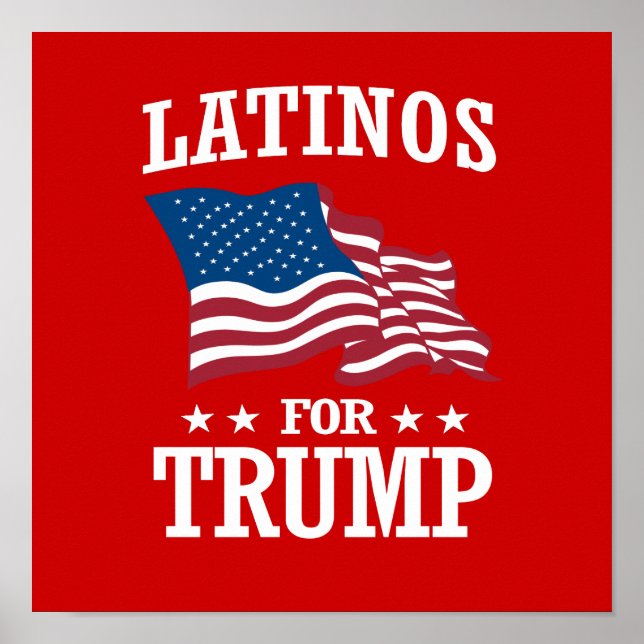 POSTER LATINOS POUR TRUMP (Devant)