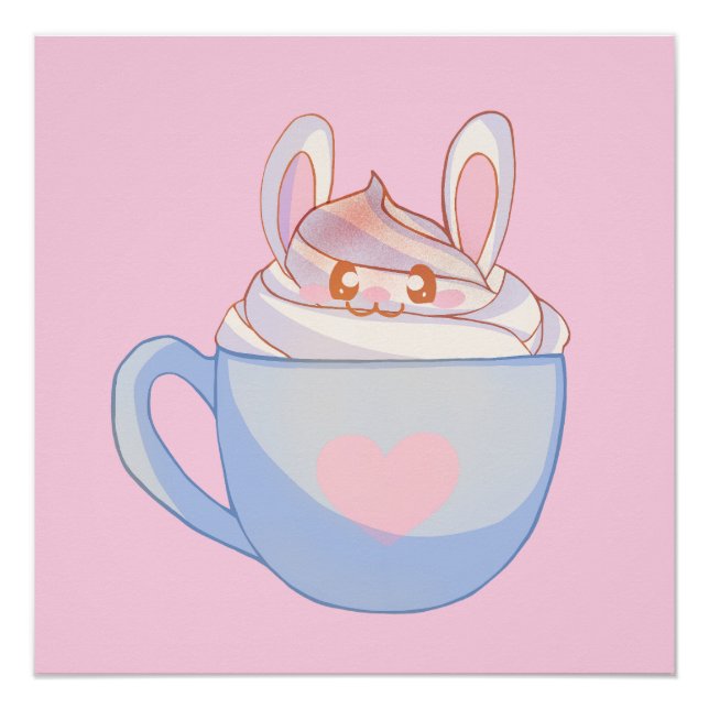 Poster Latte de lapin avec cannelle (Devant)