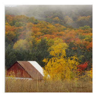 POSTER "L'AUTOMNE À LA CAMPAGNE"